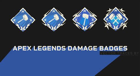 This includes 12 Legendary, 5 Epic, 25 Rare, and 16 Common skins. . Apex damage badge
